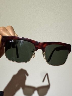 Vintage B&L Ray-Ban W0923 USA Tortoise Gold G-15 Sunglasses